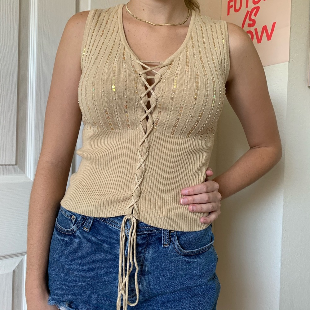 Nude top